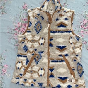 North Face Aztec Sherpa Vest